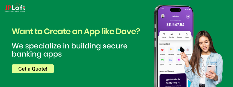 Create an App Like Dave CTA